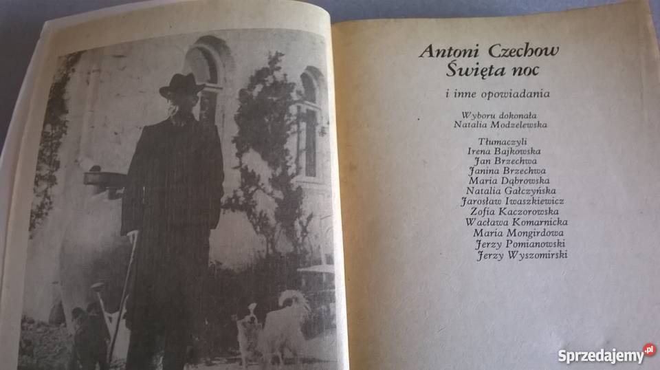 Święta noc i inne opowiadania Antoni Czechow Rok wydania 1987 Proza i poezja podlaskie Bielsk Podlaski