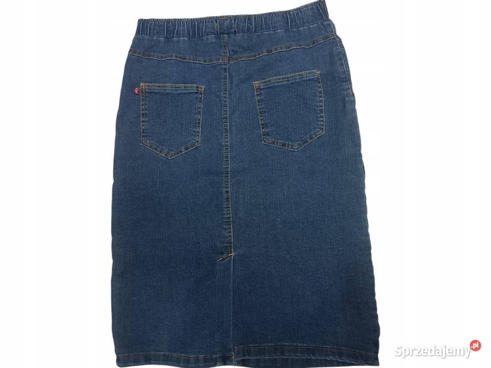 Spódnica jeansowa ołówkowa 42 pas 7494 Odzież damska Pątnów sprzedam
