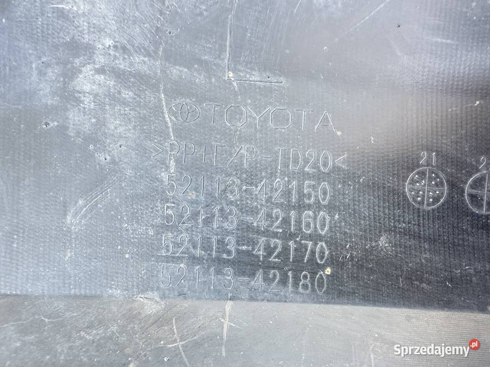 TOYOTA BZ4X NAROŻNIK ZDERZAKA PRZÓ LEWY wielkopolskie Międzychód