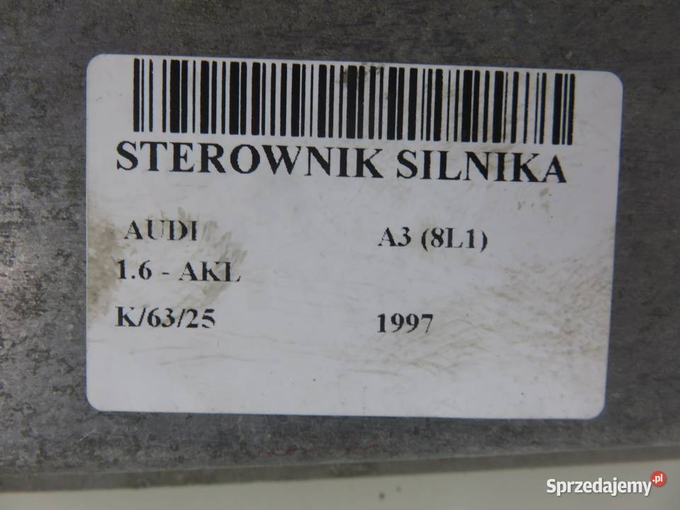 STEROWNIK AUDI A3 8L1 16 AKL 06A906019D 5WP4193