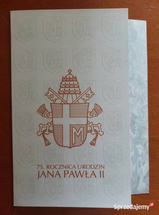 Karnet 75 rocznica urodzin Jana Pawła II