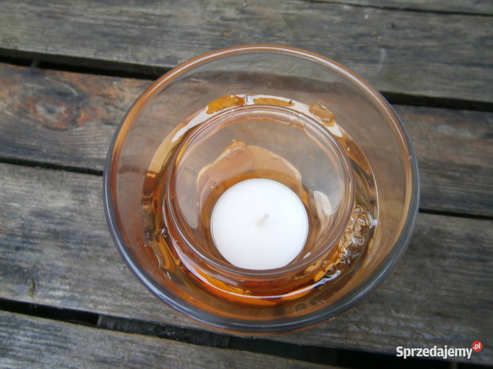 szklany świecznik na tealight mazowieckie Siedlce