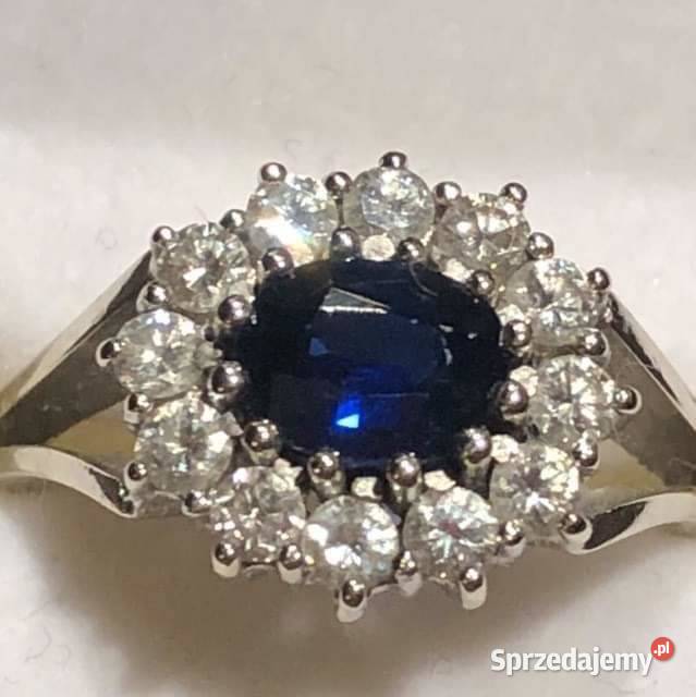 Pierścionek Z szafirem Łódź