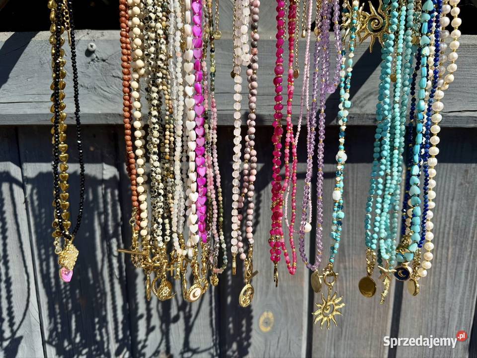 Naszyjnik kamienie naturalne choker kamień sprzedam