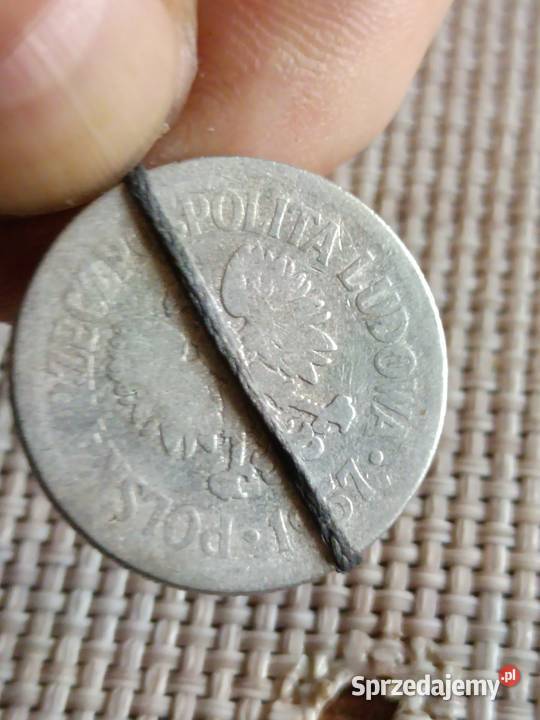 1 zloty 1957 sprzedam lekka skretka Chełm sprzedam