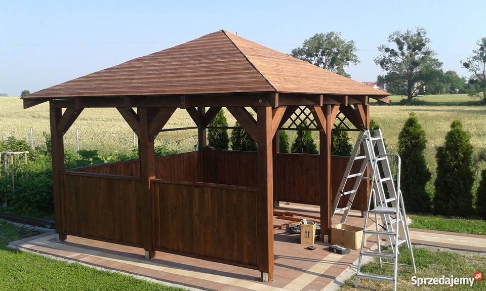 Altany drewniane place zabaw