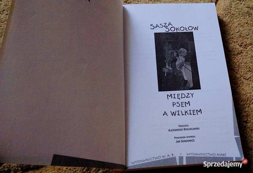 Między psem a wilkiem Sasza Sokołow Gdańsk sprzedam