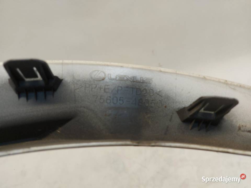 LEXUS RX500H V 5 2023 LISTWA BŁOTNIKA PRAWY TYŁ Listwy i nakładki dolnośląskie