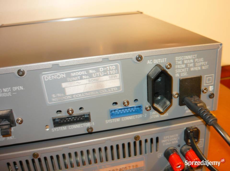 Wzmacniacz 2 x 60W Tuner DENON radio UPA110 Krotoszyn