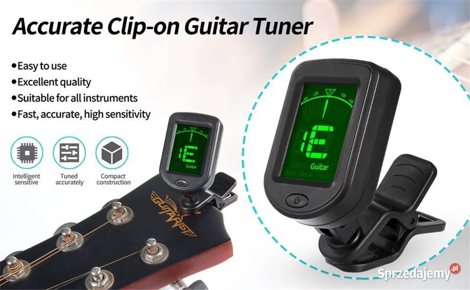 STROIK DO GITARY SKRZYPIEC UKULELE ITP TUNER Gitary i akcesoria Płock