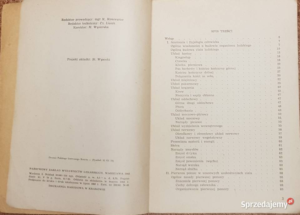 Pierwsza pomoc przedlekarska dr Jerzy Ejmont Łódź sprzedam