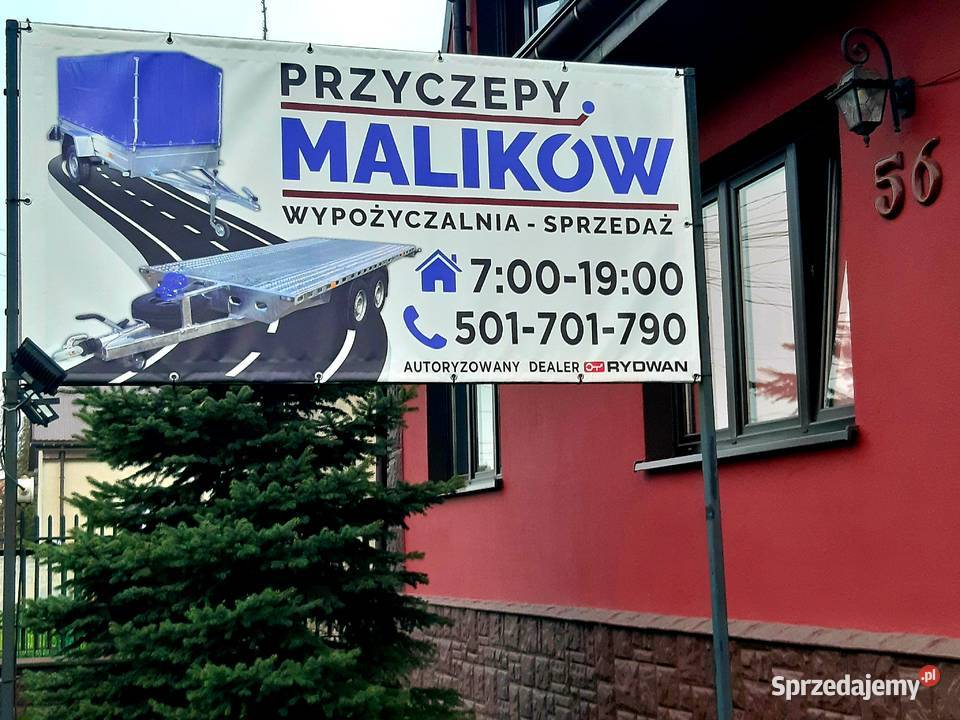 Przyczepy MALIKÓW Kielce Rydwan wypożyczalnia