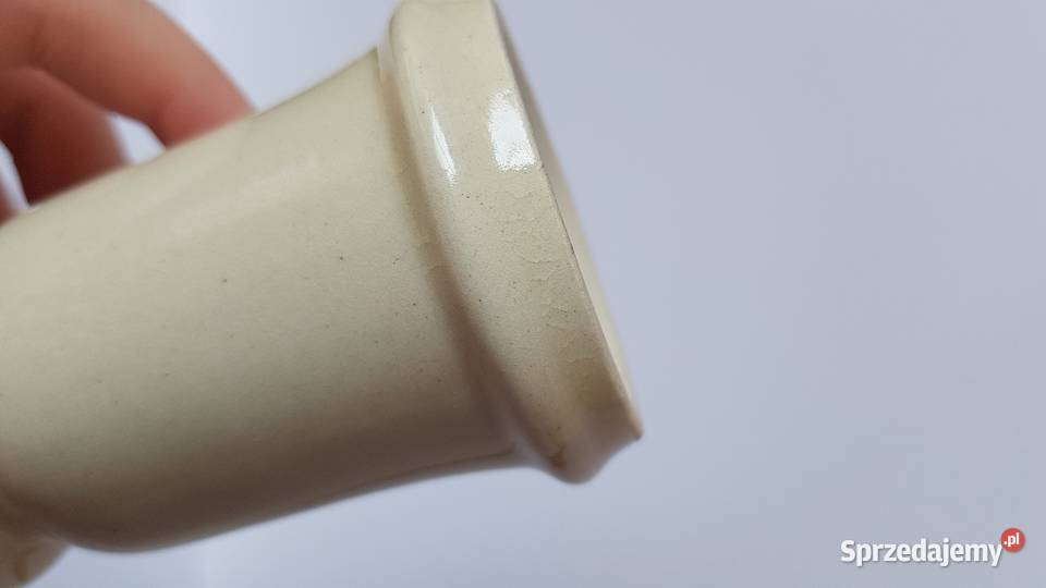 2x świecznik ceramiczny Bolesławiec Wolanin Dąbrowa Górnicza