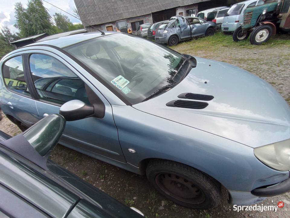 Peugeot 206 19 D 51 kW 2002 r dawca części wielkopolskie Szklarka Myślniewska sprzedam