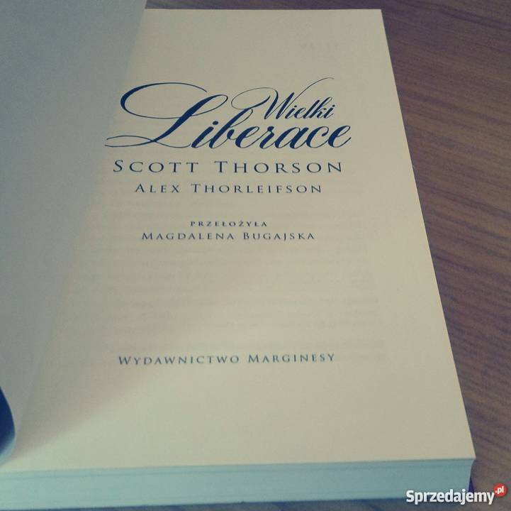Wielki Liberace Scott Thorson Alex Thorleifson Gdańsk sprzedam