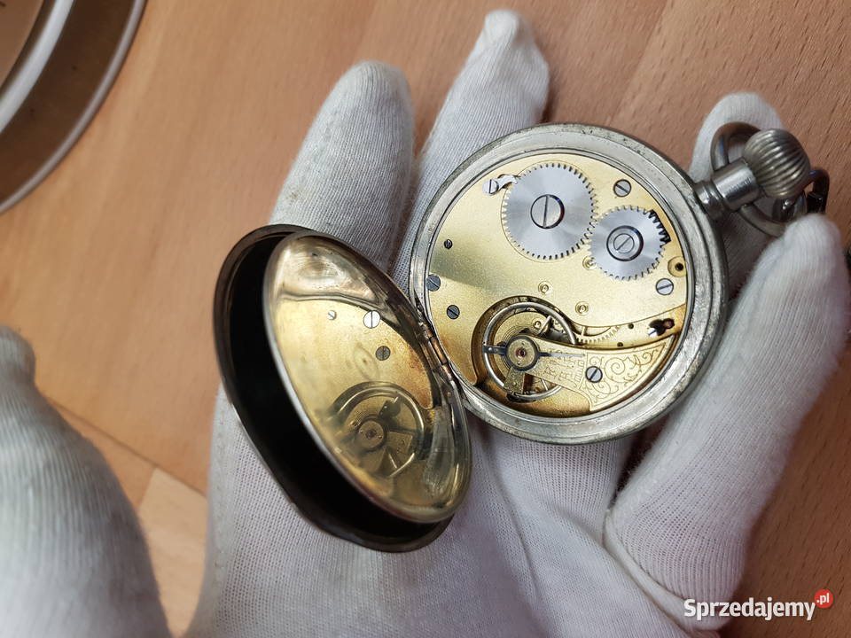 Szwajcarski kieszonkowy stoper Alpina WWI Chorzów