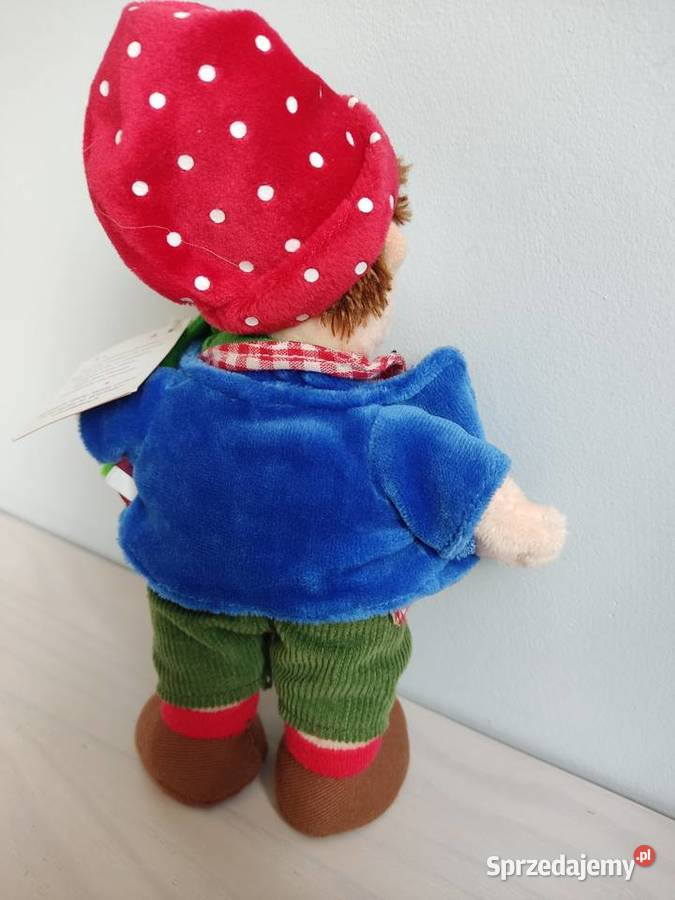 Maskotka pluszowa krasnal wigilijny elf opolskie Głuchołazy