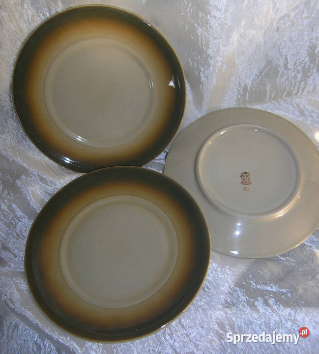 talerze vintage porcelit TułowiceD Bartków