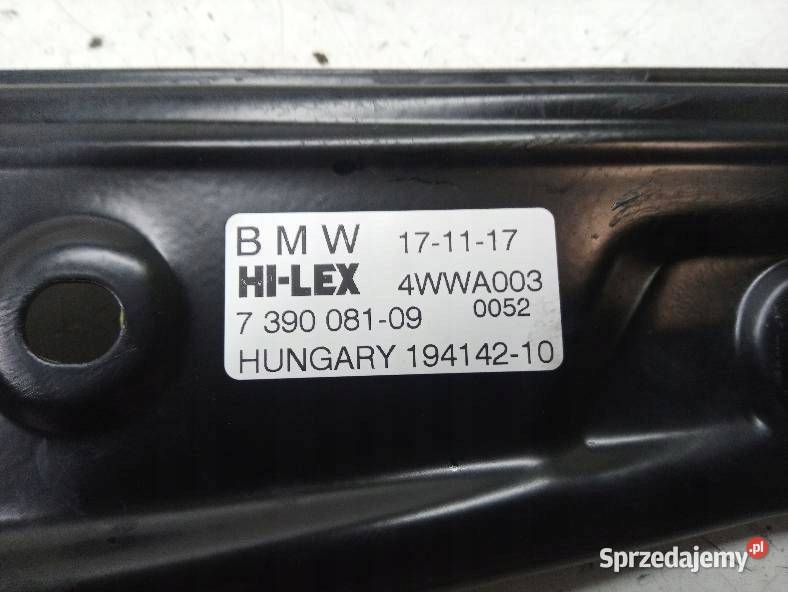 MECHANIZM SZYBY LEWY TYŁ 73900809 Mini Rok produkcji 2017 sprzedam