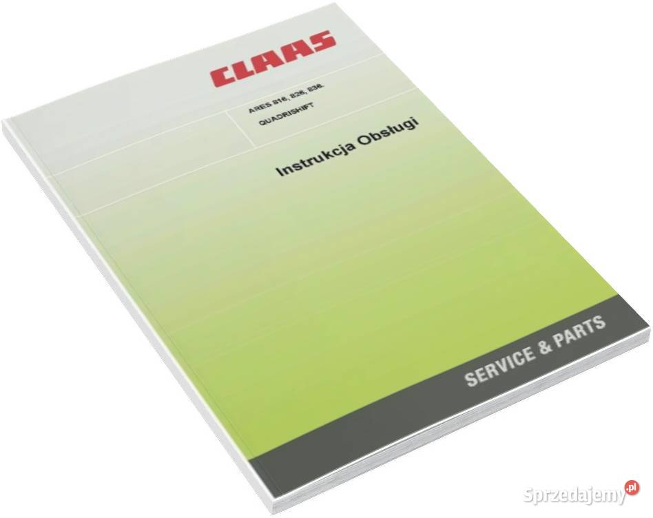 Instrukcja Claas Ares 816 826 836 Celtis Atles Szamotuły