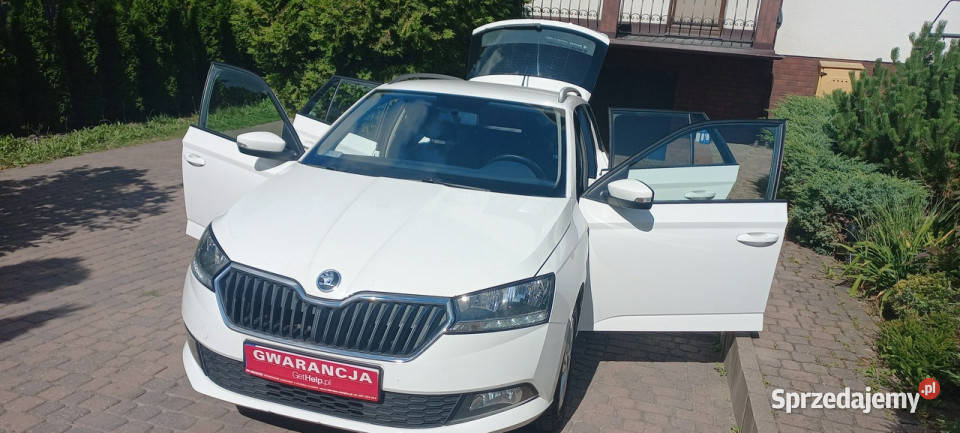 koda Fabia 235 netto FV23 10 TSI 95 Salon nawigacja Gdańsk