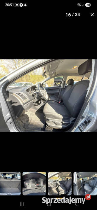 Hyundai i20 Zarejestrowany Bezwypadkowy I wspomaganie kierownicy Rzeszów