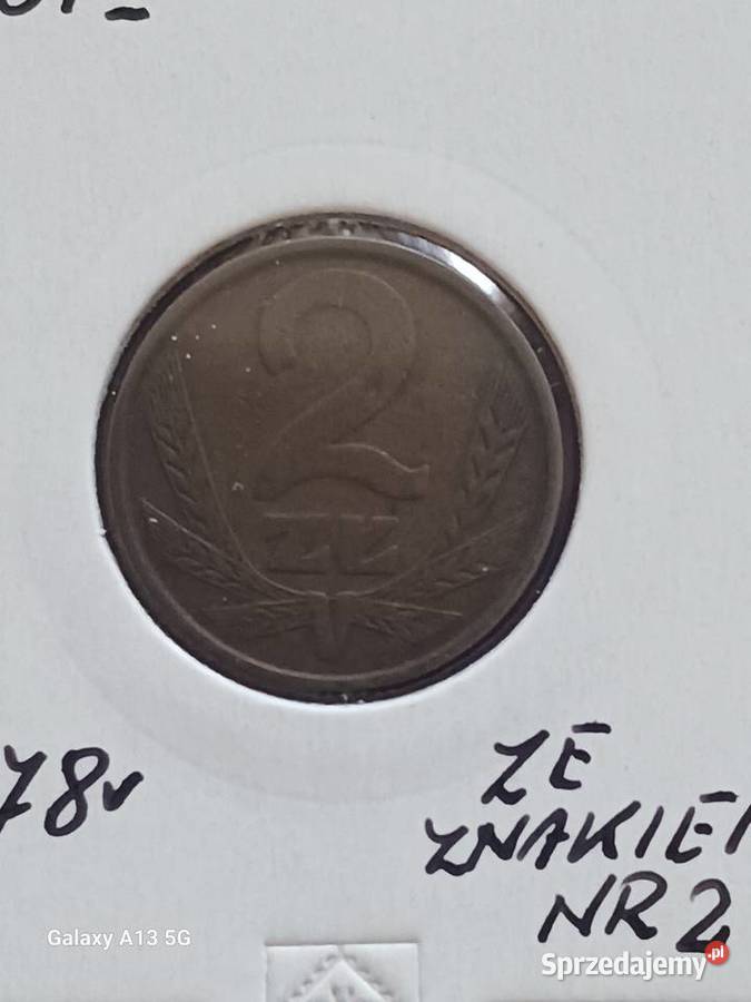 2 złote 1978 r 2 ze znakiem mennicy