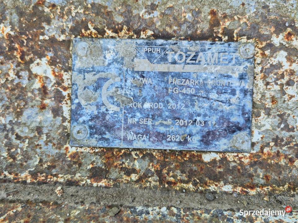 Stabilizator gruntu TOZAMET FG450 Recykler Olsztyn