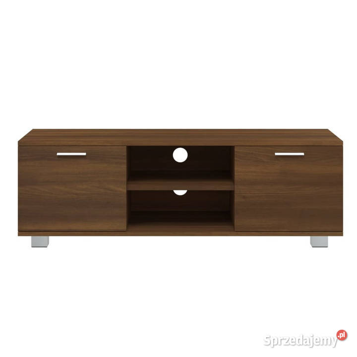 Szafka pod telewizor brązowy dąb 120x405x35