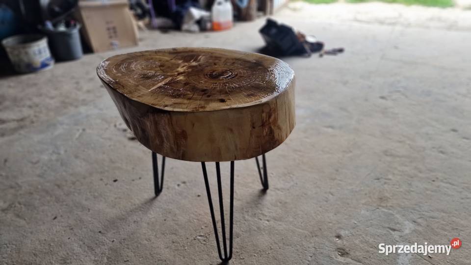 Stolik z plastra drzewa Radziejów sprzedam