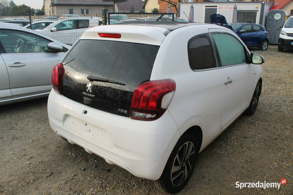 Peugeot 108 centralny zamek