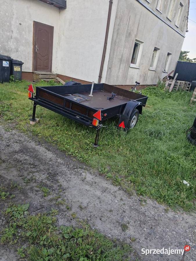 Przyczepa lekka DMC 750 bez kwitów Burtowe i plandeki Sławno