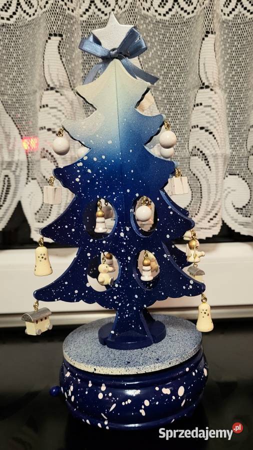 POZYTYWKA Choinka obrotowa z drewna CICHA NOC Koszalin