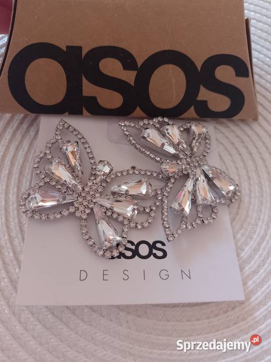 ASOS Duże Bogato zdobione kolczyki z Londynu Dodatki Kraków