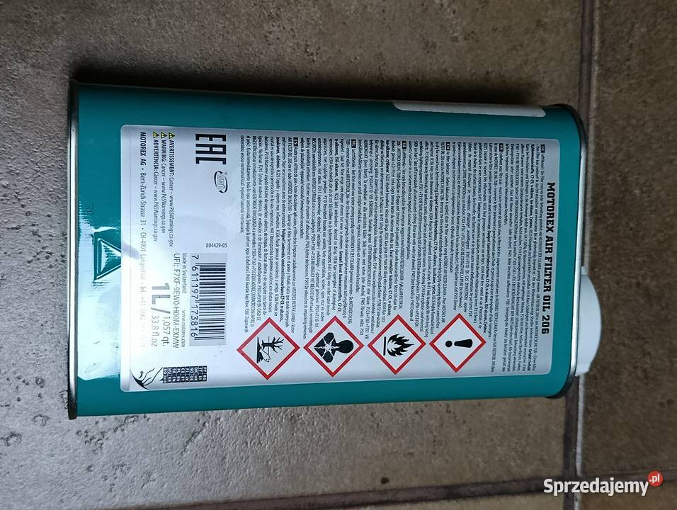 Olej MOTOREX air filter oil 206 olej do filtra Koprzywnica