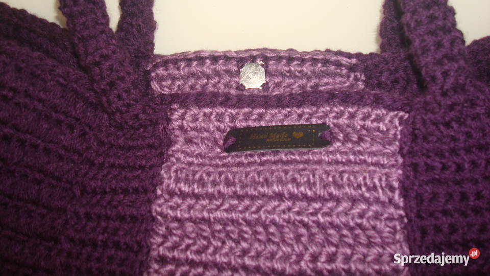 Duża torebka rękodzieło handmade 7 Osięciny