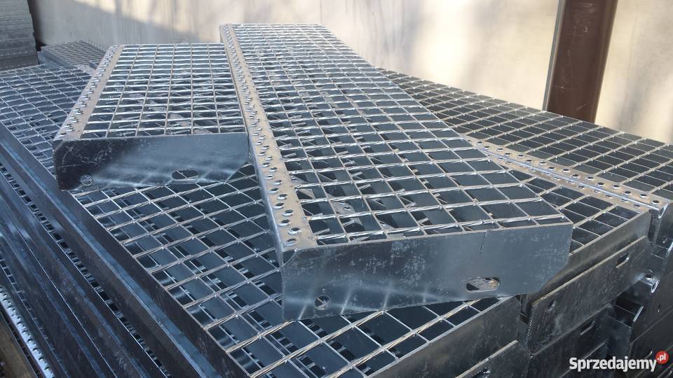 Stopnie schodowe metalowe 1000x240 kraty wema Konin