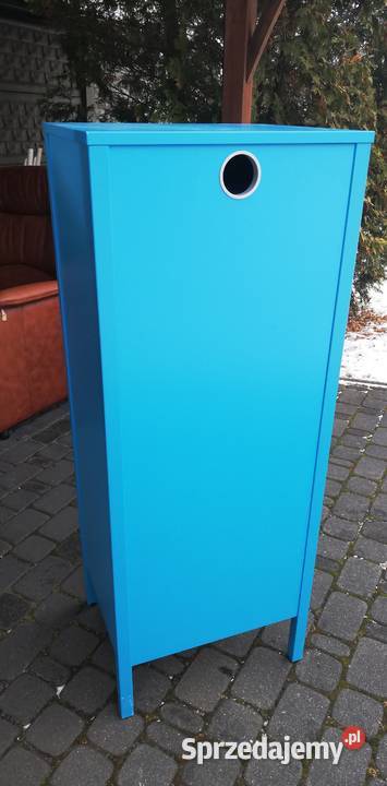 Szafka niebieska z szufladami Ikea słupek komoda Garwolin