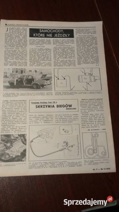 MOTOR 11 1975 ustawianie zapłonu 2079 Stalowa Wola