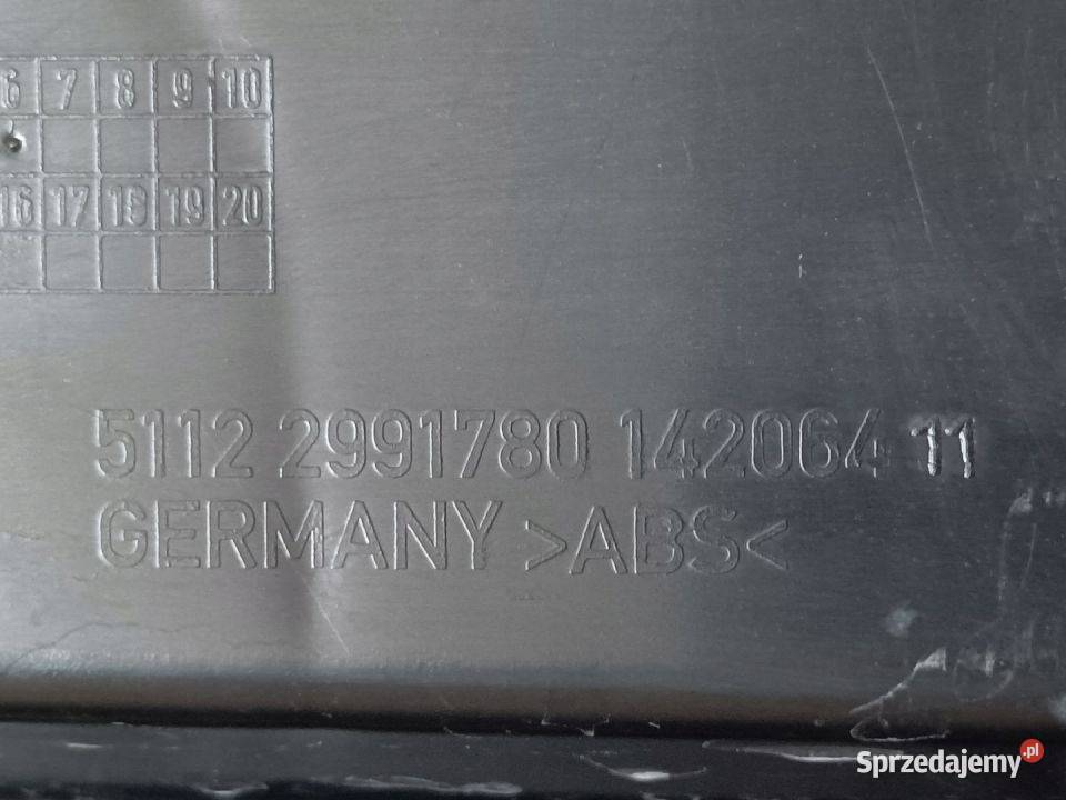 BMW X1 E84 ŚLIZG ZDERZAK PRAWY TYŁ 51124884490 Pleszew