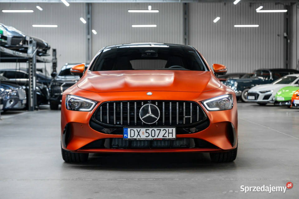 Mercedes AMG GT 53 AMG Orange Copper Manufaktur elektryczne lusterka Węgrzce