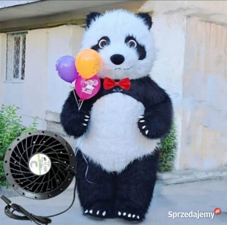 Panda miś kostium dmuchany 25m z BATERIĄ mazowieckie