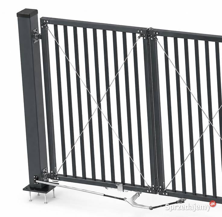 Brama Harmonijkowa Łamana 45x15m Rama Baza Bramy Kościelec
