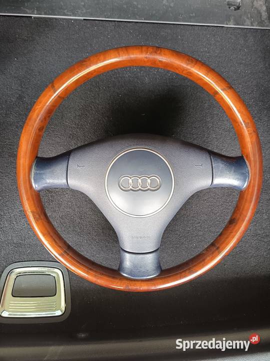 Kierownica drewno Vavona Airbag skóra Audi A3 8L Kierownice Lubaczów