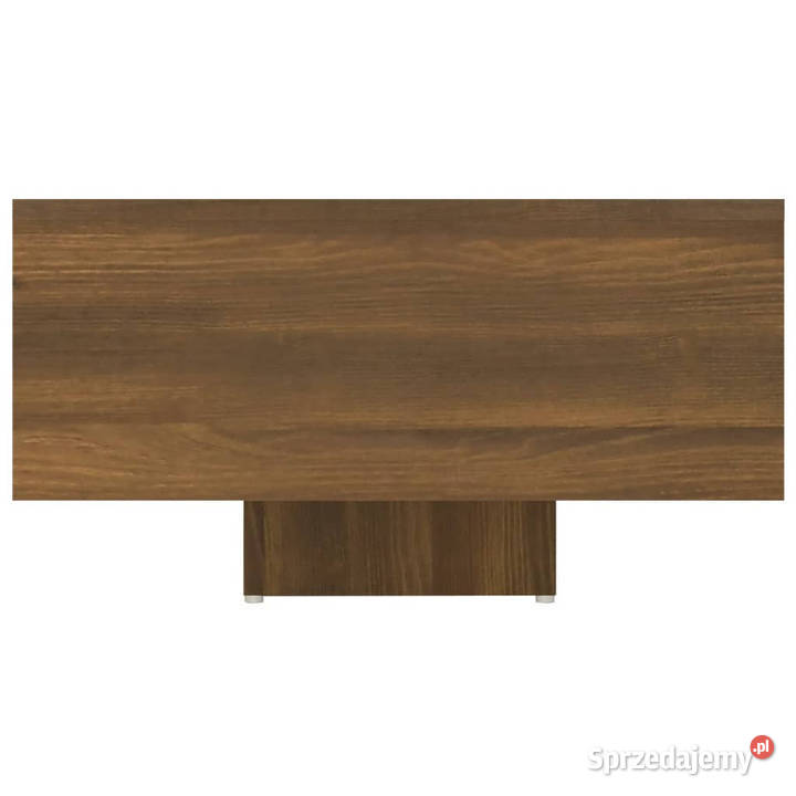 Stolik kawowy brązowy dąb 85x55x31 materiał Warszawa