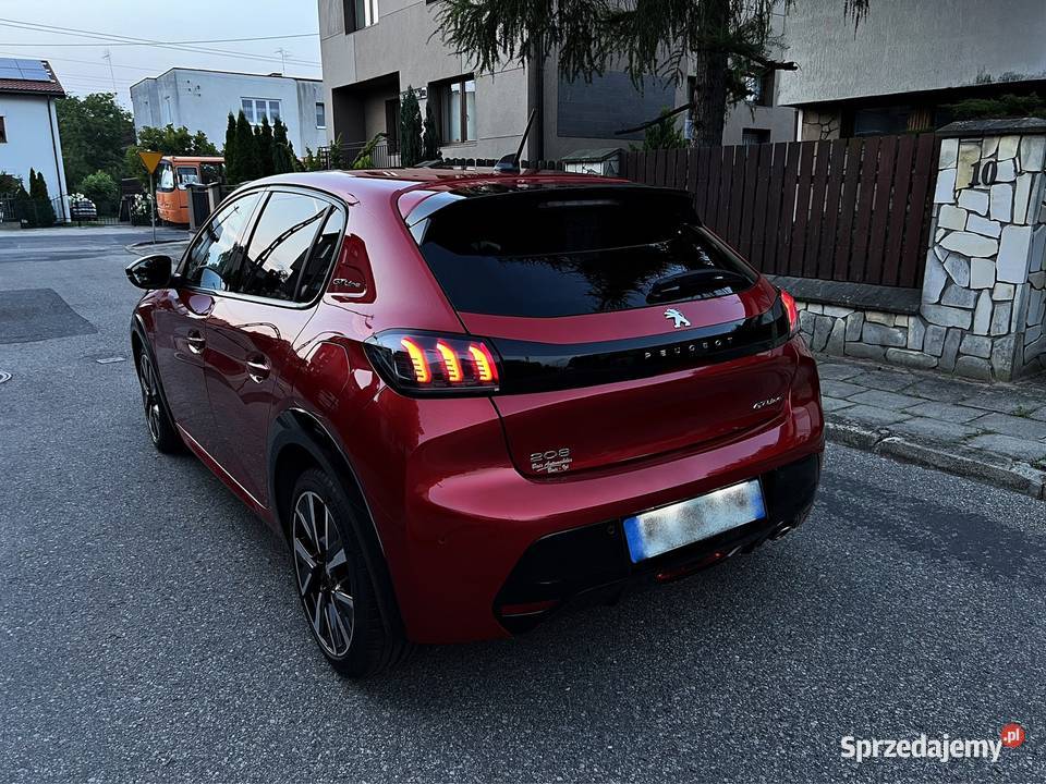 PEUGEOT 208 II GTLINE BENZYNA FULL PIĘKNY ESP wielkopolskie Turek sprzedam