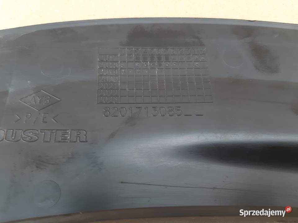 DACIA DUSTER II LISTWA ZDERZAKA BŁOTNIKA PRAWY Trzciel