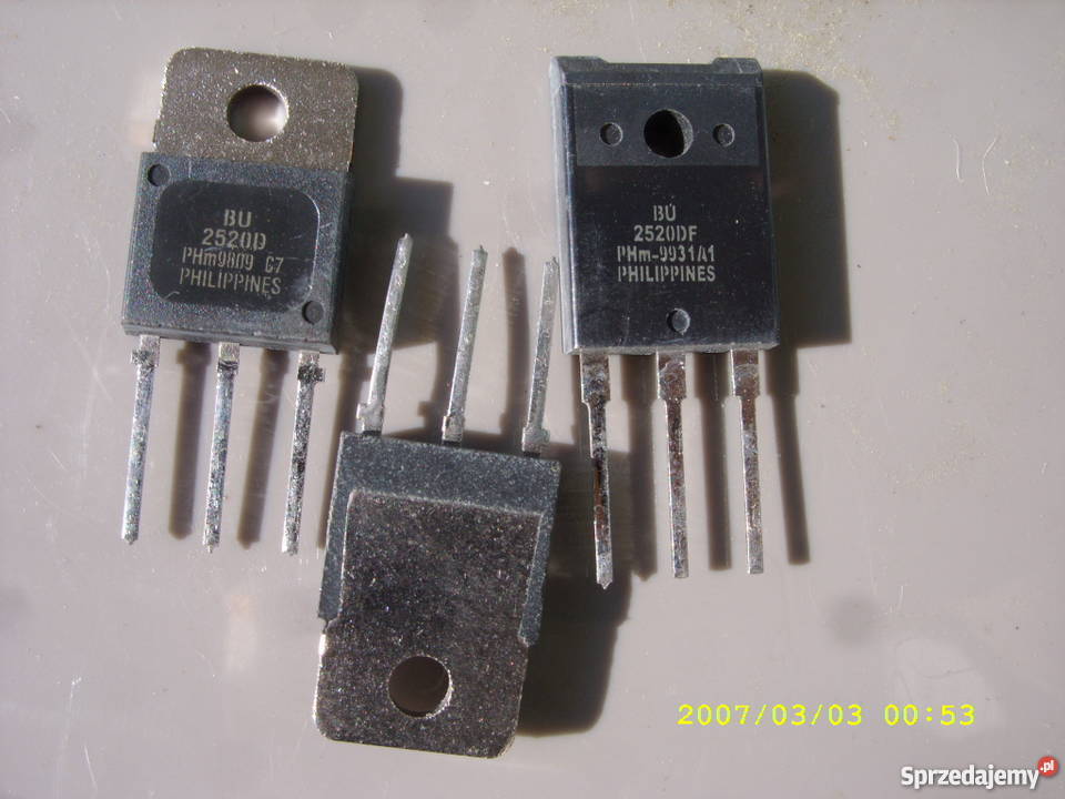Tranzystory BU 2520AF 2520D 2520DF Nieuzywane Wołów