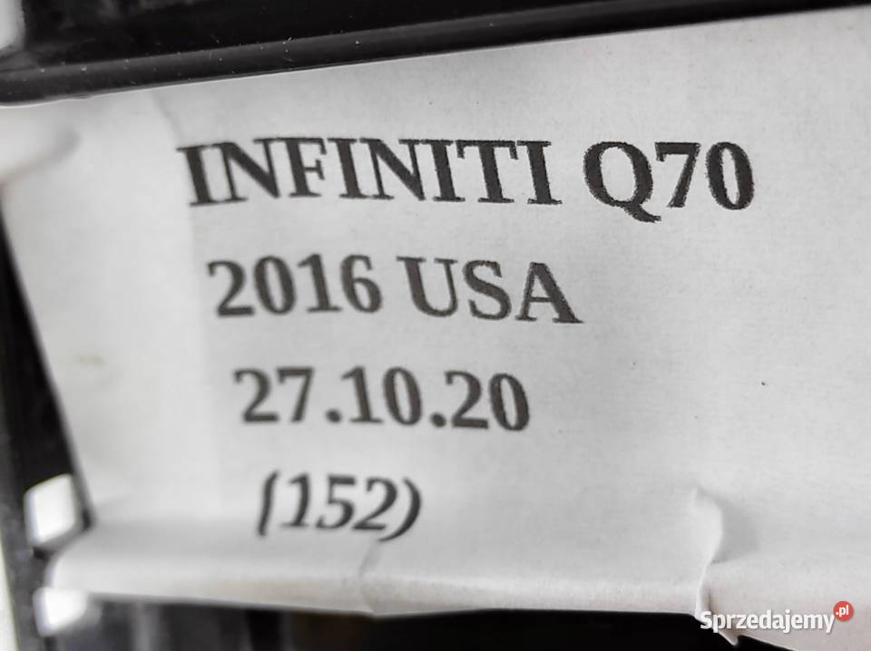 ŚLIZG ZDERZAKA LEWY PRZÓD INFINITI Q70 M35 M37 Karoseria Nowy Tomyśl sprzedam