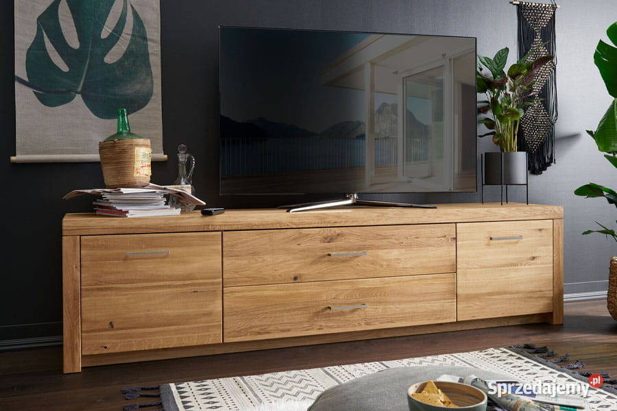 Komoda dębowa 175 tradycyjne rzemiosło mazowieckie Warszawa